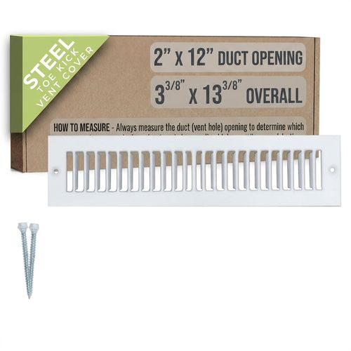 Handua 2x12 Toe Kick Vent Cover Off-White