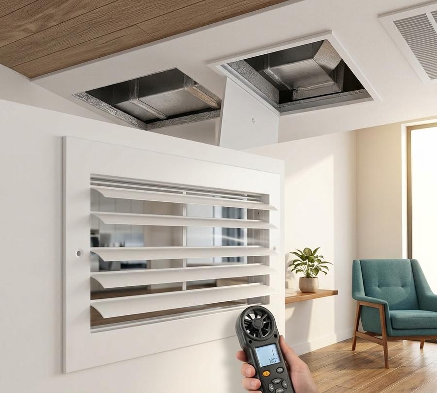 Aluminum 1-way supply grille